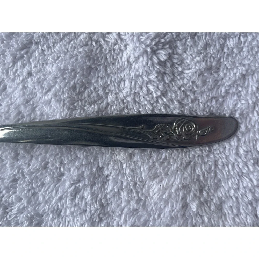 Oneida ROSEANNE Stainless Steel Flatware Cold‎ Meat Serving Fork